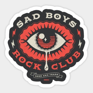 Sad Boys Rock Club Sticker